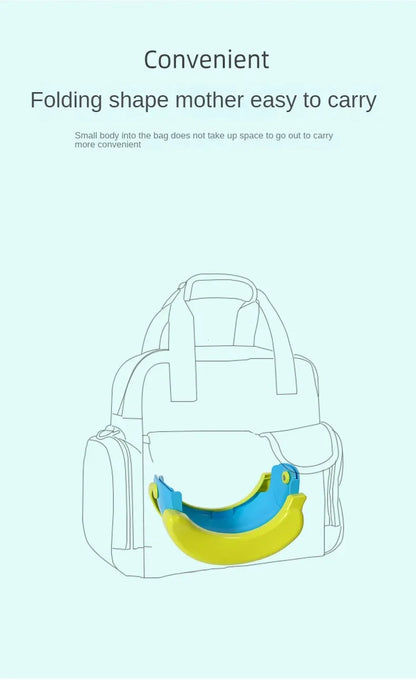 Children's Foldable Potty Training Seat Easy To Clean Toilet Seat Boys and Girls Birthday Gift Portable Travel Baby Potty