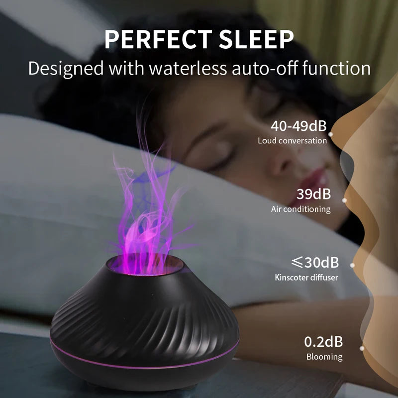 Volcano Aromatherapy Diffuser Portable Desktop Essential Oil Aroma Diffuser Home Air Humidifier Purifier/Essential Oil Set