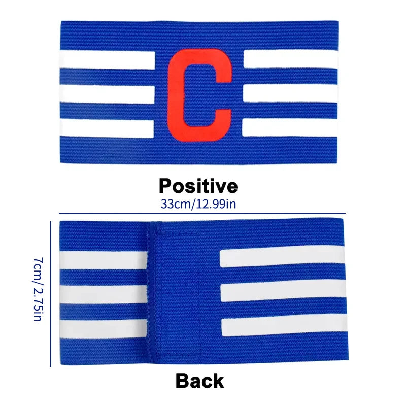 Adjustable Football Captain's Armband for Adults and Youth - Comfortable and Durable Soccer Band for Team Captains