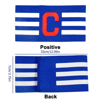 Adjustable Football Captain's Armband for Adults and Youth - Comfortable and Durable Soccer Band for Team Captains