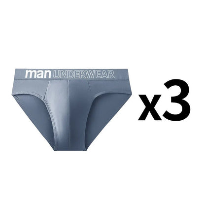 3 Pcs/Lot Men's Letter Briefs Underwear Comfortable Panties Shorts Sexy Gifts for Man Underpants