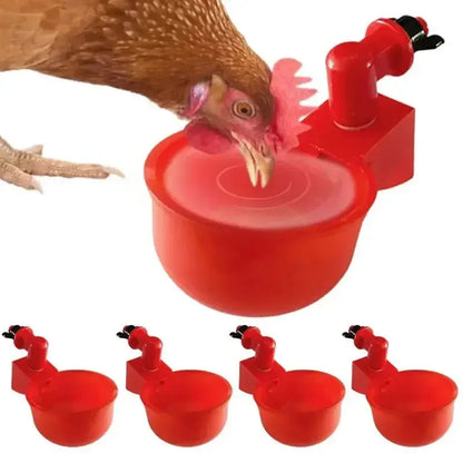 5-50Pcs Automatic Chicken Waterer Bird Feeder Poultry Farm Drinking Bowl for Chicken Duck Goose Drinking Water Farm Supplies