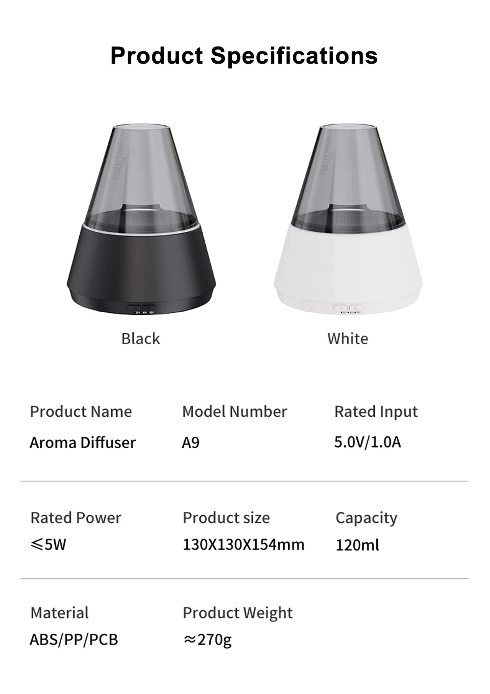 Flame Humidifier Essential Oil Diffuser Aroma Air Humidifier Fragrance Diffuser for Home Aromatherapy Diffuser with Night Light
