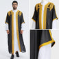 Eid Men Robe Jubba Thobe Open Abaya Dishdasha Islamic Embroidery Cardigan Abayas Dubai Male Muslim Prayer Kaftan Ramadan Morocco