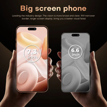 New Smartphone 5G Ai For 17 Pro Max 7.3HD 22G+2TB Mobile Phones Android Dual Sim 7800mAh Unlocked Cell Phone Global Version