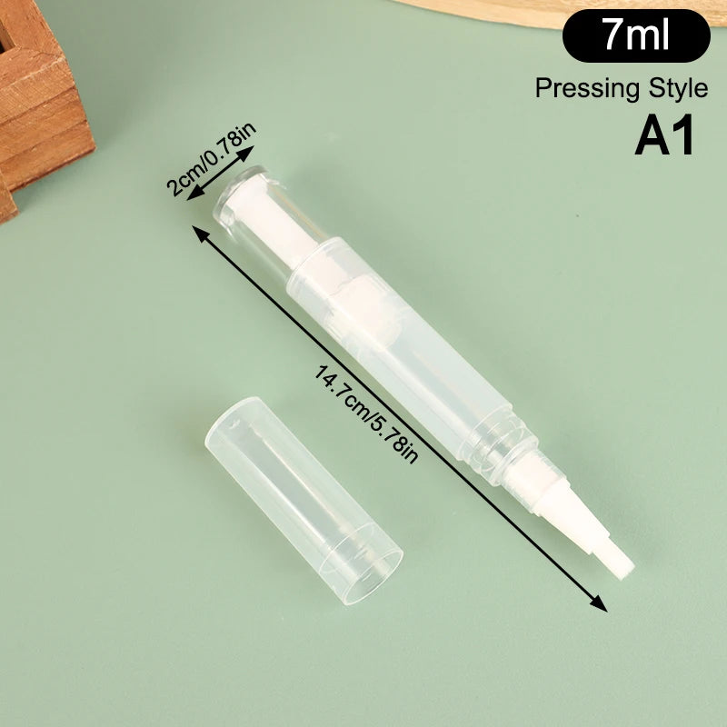 3/5/7ML Scalp Applicator Liquid Pen For Hair Oil Hair Stitching Potion Applicator Cosmetics Empty Bottle Massage Scalp