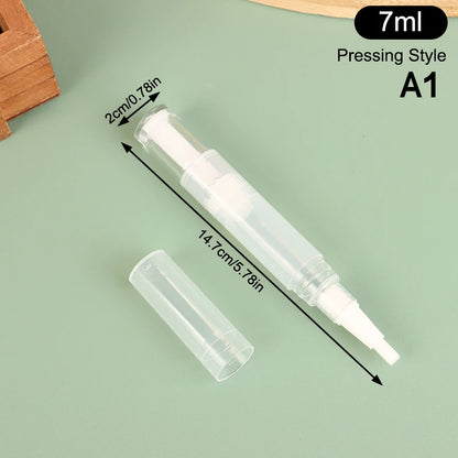 3/5/7ML Scalp Applicator Liquid Pen For Hair Oil Hair Stitching Potion Applicator Cosmetics Empty Bottle Massage Scalp