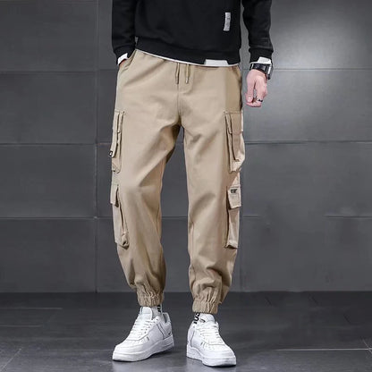 New Winter Lambswool Outdoor Waterproof Cargo Pants Men Warm Casual Pants Men Sportswear Winter Sports Outwear Sweatpants