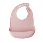1PC Portable Baby Silicone Bib Ultra-thin Silicone Drool Bag Waterproof And Easy To Clean A Bib For Feeding Children And Infants