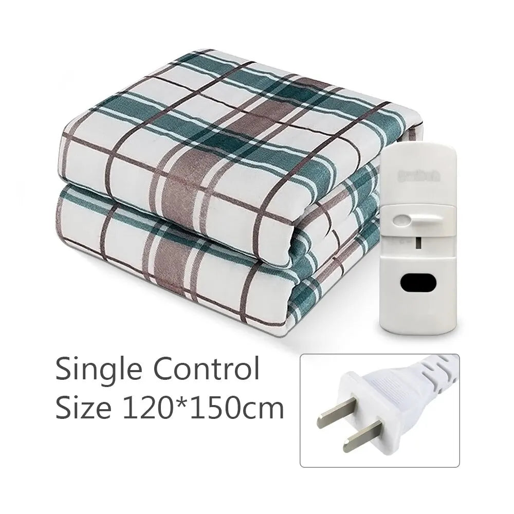 Electric Blanket Heated Mattress 70cm/120cm/150cm Thicker 220V/110V Heater Blanket Electric  Winter Body Warmer Home  EU/US Plug