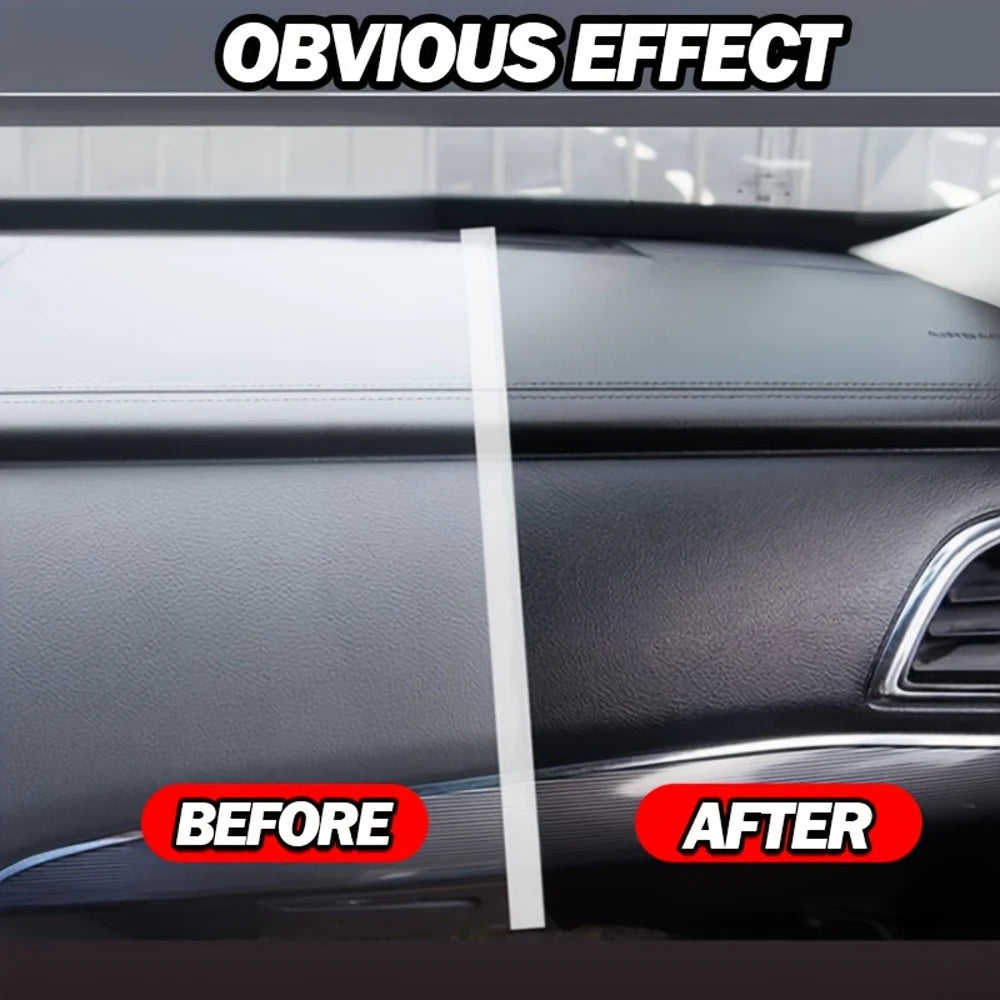 Car Interior Polish Spray – a Versatile Polishing Agent Suitable for Dashboards, Leather Seats, Plastic Trims, And Various Surfa