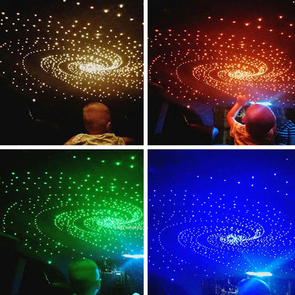 RGBW 1/2/4 split machine Car Roof Star Light APP Control Fiber Optic Star Ceiling Light Starry Sky ceiling for Car Home