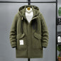 Plus Size 10XL Parkas Men Winter Thick Jacket Coat Fashion Casual Green Parka Male Black Jackets Big Size 10XL