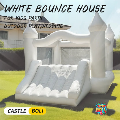 Inflatable Bounce House with Slide for Kids 5-12,12ft x 9ft x 8ft Bouncy Castle Jump House for Adult Toddlers Kids Party