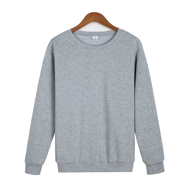 Men Casual Hoodie Solid Color Sweatshirt Fashion Winter Autumn Casual Sweatshirts Pullover Fleece Streetwear