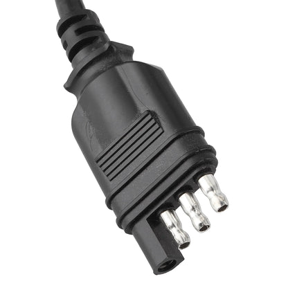 Trailer Connector Light Converter USA 4 Pin to EUR 7 Pin Adapter Stop/Brake Signal Separating 4 Pin to 7 Pin Trailer Adapter