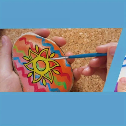 JOYFY Rock Painting Kit Glow in The Dark Rock Kit Arts and Crafts for Boys Girls Best Birthday Chirstmas Party Gift