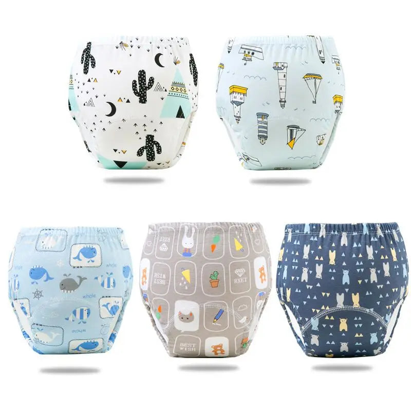 Reusable Elinfant Ecological Baby Diaper Training Pants Waterproof Washable Cotton Cleanliness Learning Panties Breathable Cloth