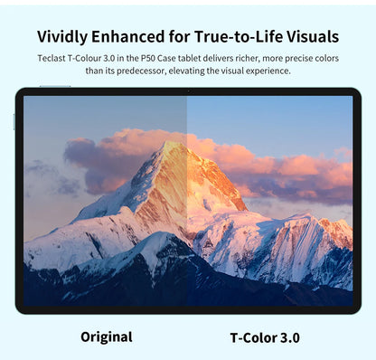 Teclast Tablet P50 Case Android 15 11" T606 8-Core Max 12GB RAM 128GB ROM P50 Case/Keyboard/Mouse/Stylus/Headphone/Stand