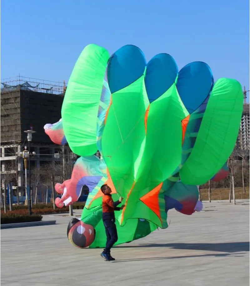 Frog kite cometas profesionales kite flying cerf volant gonflable outdoor games aquilone acrobatico vlieger haspel parplan pipa