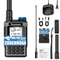 QUANSHENG K1 Air Band Walkie Talkie Wireless Copy Frequency Meter Type-C Charging NOAA Multi-Band Portable Two Way Radio UV