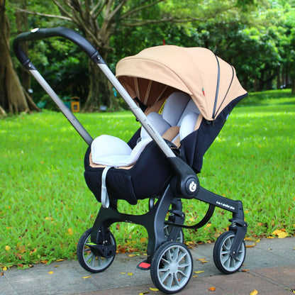 New baby stroller 4in1 Multifunctional newborn baby carriage 3in1 stroller Foldable Basket type seat