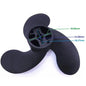 Quality Outboard Propeller, Made of High Strength Nylon, Suitable for Tohatsu3 5HP/Nissan2 5, 3 5HP/Mercury3 5HP Marine Boat
