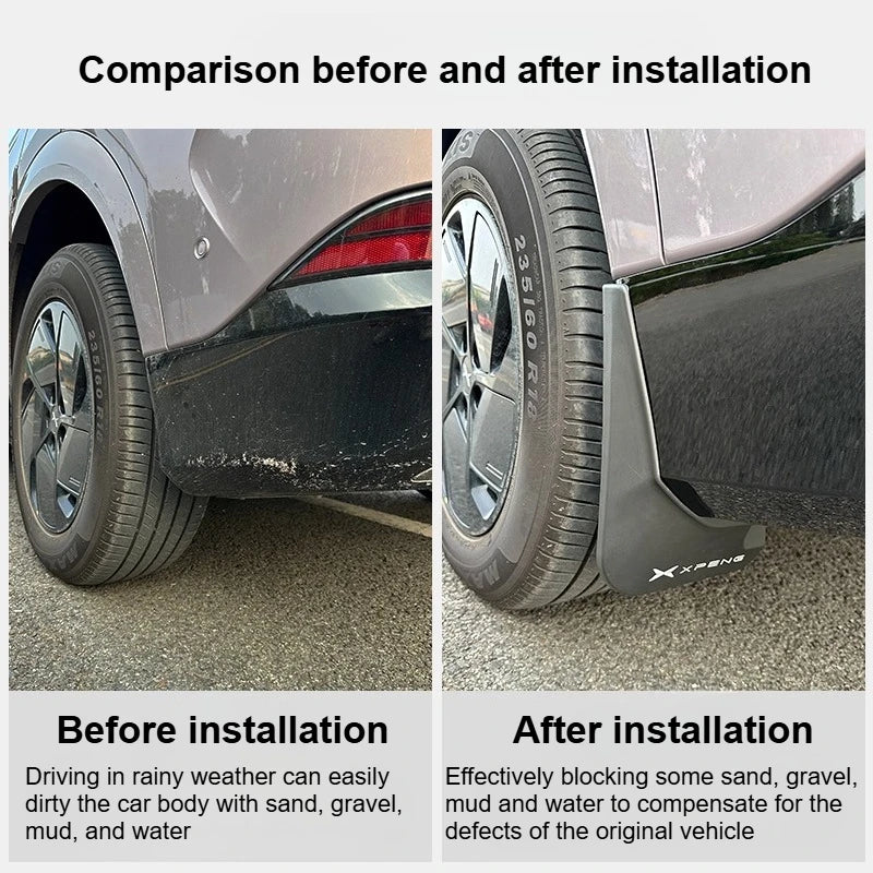For Xpeng G6 Xiaopeng G6 2025 2026 Mud Flaps Splash Guards Exterior Modification Accessories