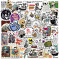 10/50/100pcs Mix Kawaii Smut Bookish Dark Romance Reading Book Stickers Aesthetic DIY Scrapbooking Notebook Laptop Phone Sticker
