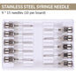 1ml-10ml Veterinary Automatic Continuous Syringe Adjustable Vaccine Injection 10pcs Needle for Livestock Pig Cow Sheep Chicken