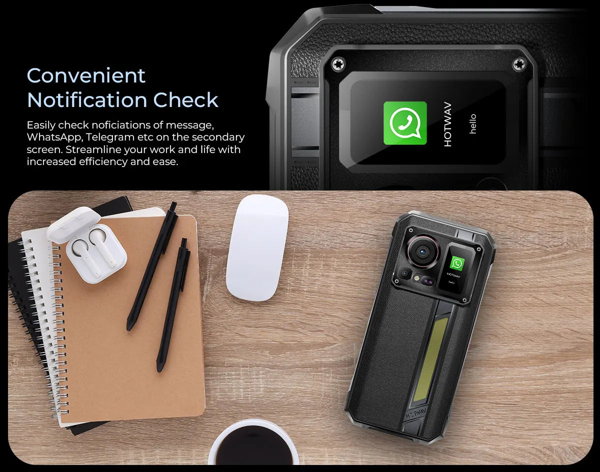 [Ship from DE] HOTWAV Hyper 7 Pro 5G Rugged Phone 200MP Android 14 6.6'' 120Hz Smartphone 36(16+20)GB 256GB 10800mAh Cell Phone