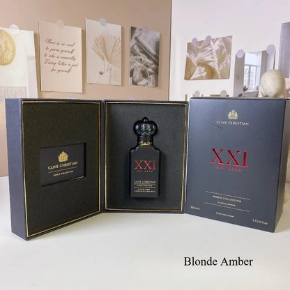 Clive Christian 50ml Amberwood Fresh Women Perfume Long Lasting Elegant Fragrance with Jasmine Rose Sandalwood Amber Musk