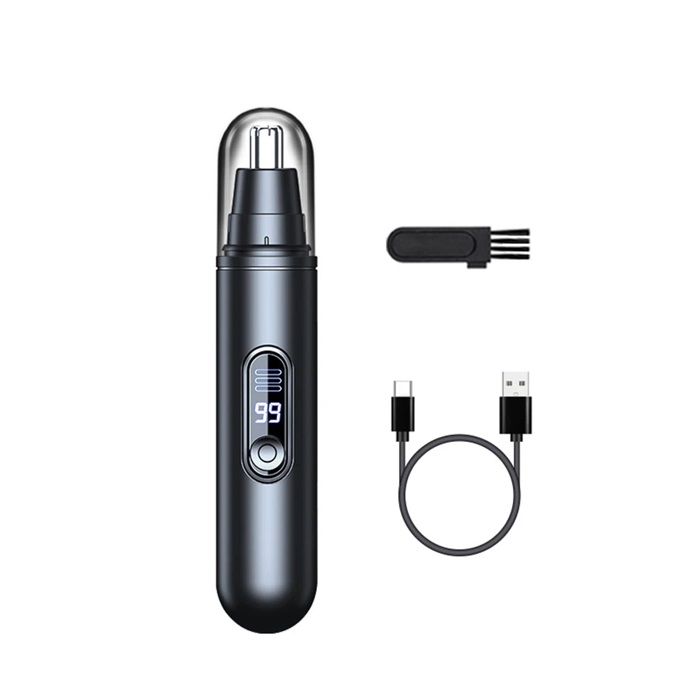 Electric Nose Hair Trimmer Portable Painless Clipper for Men And Women Waterproof Ear And Eyebrow Trimmer for Face Hair Clean