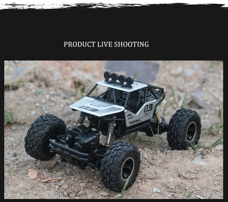 Oike RC Car Remote Control Climbing Vehicle Outdoor All Terrain 4X4 Off-road Trucks Rock Climber 4WD Buggy Racing Drift Cars Toy