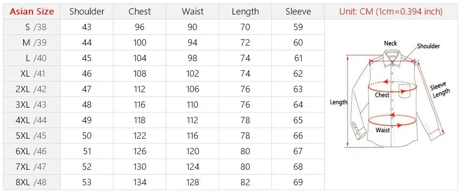 High Stretch Anti-Wrinkle Men's Shirts Long Sleeve Dress Shirts Men Fit Social Business Blouse Social Shirt Men Clothing S-4XL