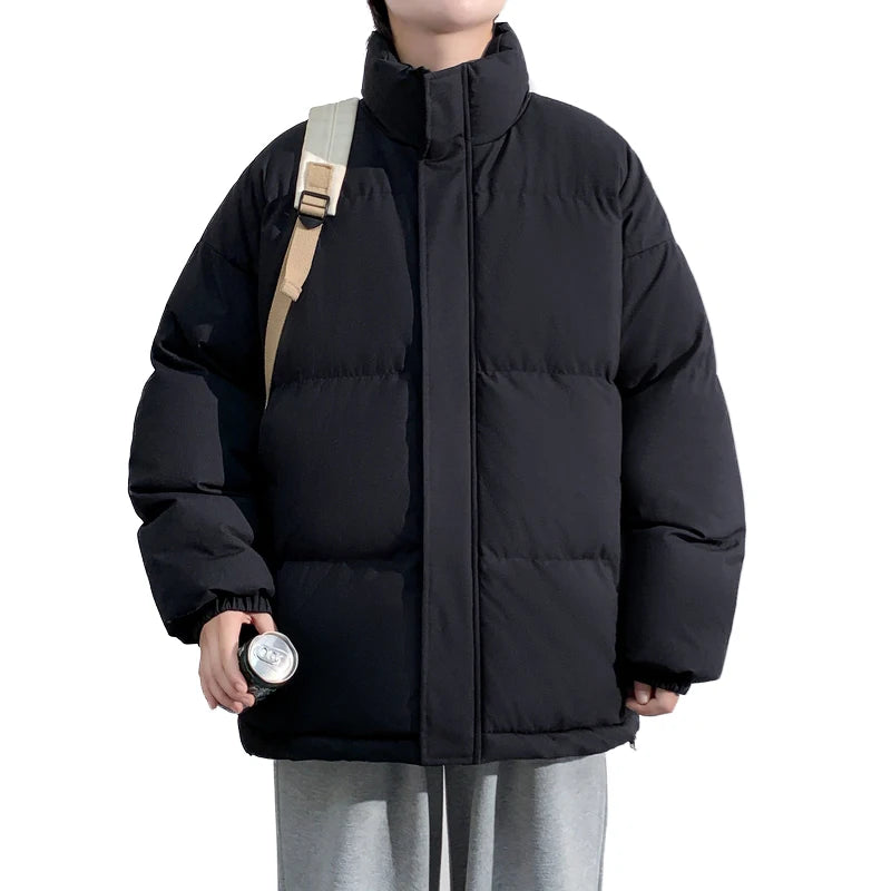 Winter Parka Men Brown Thick Warm Jackets Big Size 6xl 7xl 8xl Oversize Cotton Padded Windbreaker Outwear Waterproof Loose Coats