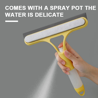 SEAMETAL 3 IN 1 Car Scraper Window Cleaning Wiper Muitifunctional Glass Brush Silicone Squeegee for Car Household Cleaning Tools