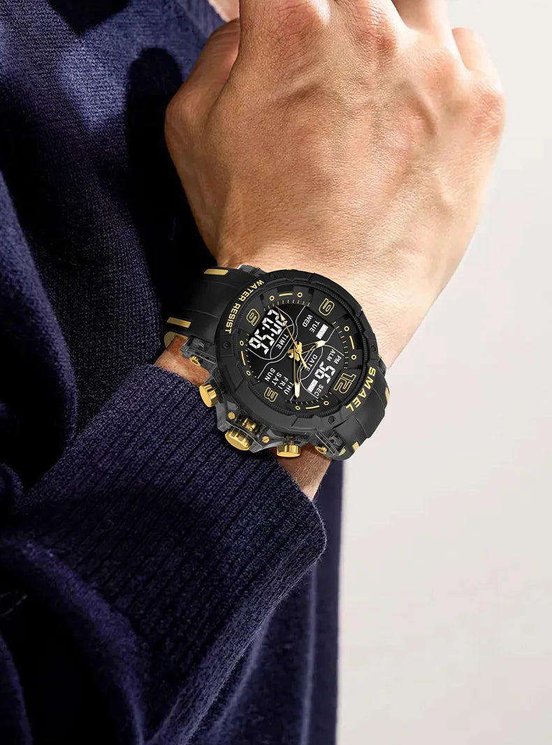 SMAEL Brand 8140 Waterproof Dropshipping Watch Alarm Clock Night Light Young Fashion Business Quartz Sport Wristwatches