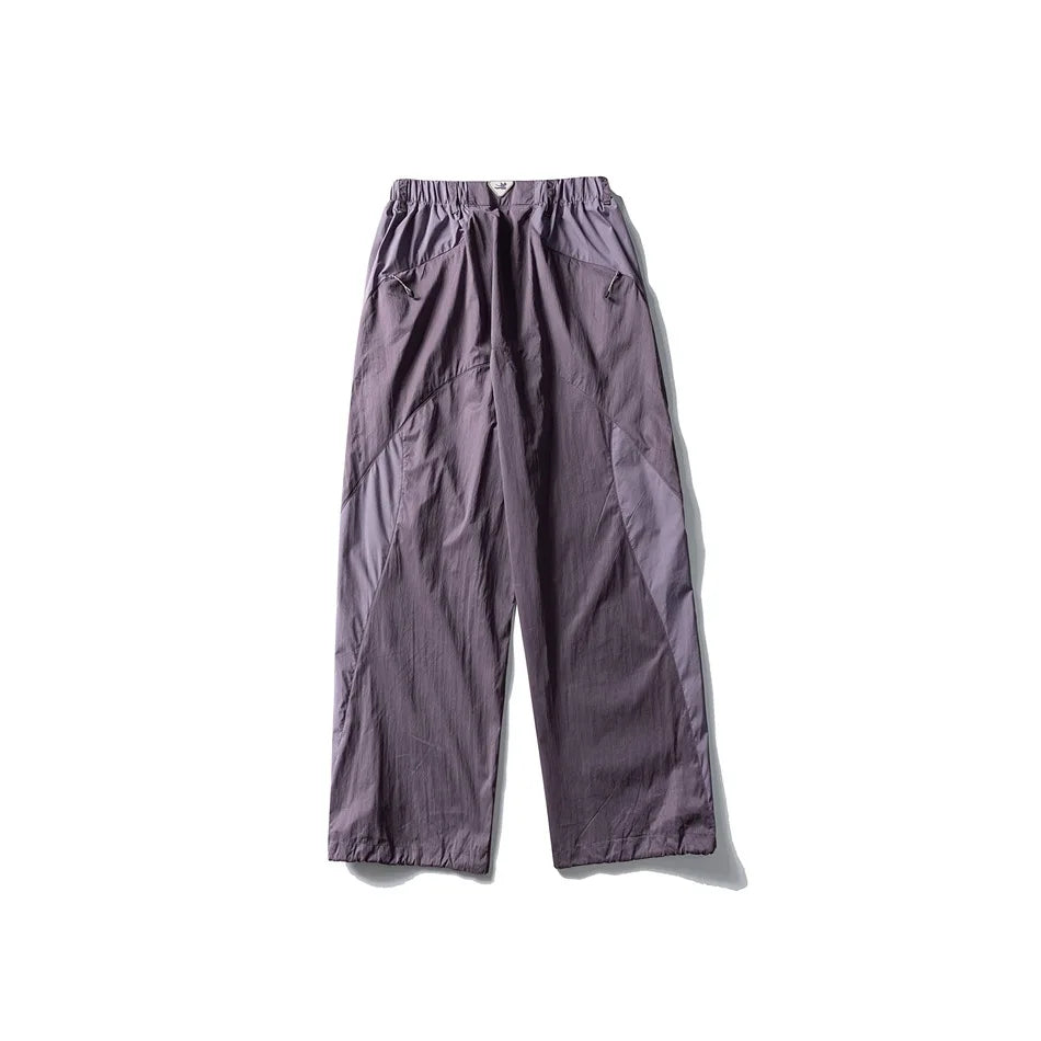 Men Women Splice Fashion Outdoor Loose Casual Lightweight Quick Dry Sports Cargo Baggy Pants Track Trouser Jogger Sweatpants