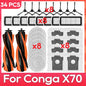 Fit For ( Conga X70 / Deerma X80 ) Replacement Parts Accessories Main Side Brush HEPA Filter Mop Pad Dust Bag