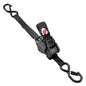 1 Inch 10Ft Auto Retractable Ratchet Strap 800kg Heavy Duty Elastic Fastening Belt for Motorcycle Cargo Fixing