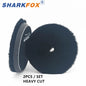 Sharkfox 5/6Inch Wool Car Polishing Pad High Density Lamb Woollen Polish Buffing Pad Wool Polishing Pad for Car Detail Polishing