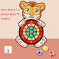 Animals Dart Board Games for Kids Montessori Target Sports Game Toys with 2 Sticky Balls Educational Games for Children Boy Girl