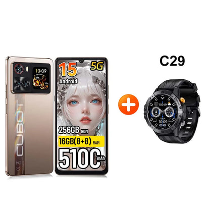 [Shipping From Poland] Cubot X100 Android 15 5100mAh 33W NFC 5G Smartphone 6.88" 16GB(8+8) RAM 256GB ROM 64MP Mobile Phone