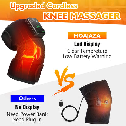 Electric Shoulder Massager Heating Pad Vibration Massage Support Belt Shoulder Thermal  Brace