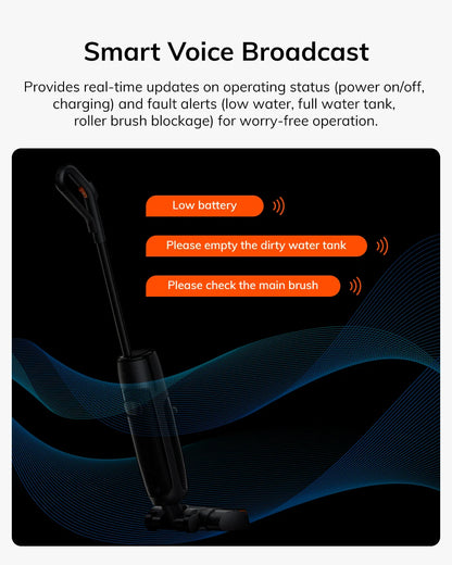 ILIFE W90 Pro Cordless Vacuum Cleaner Mop Wet & Dry, 7000Pa Suction, One Tap Self-Cleaning, Floor Washer, LED Display, Large Dual Water Tank, Upgraded W90