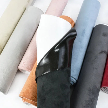 20x30-100*143cm Synthetic Leather Self-adhesive Fabric Suede Adhesive Fabrics By Meter Car Interior Door Velvet Cloth DIY Trims