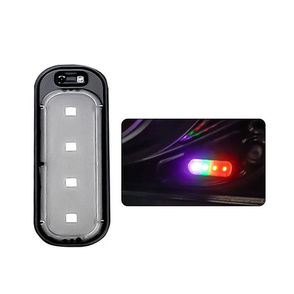 Wireless RGB Car Door Welcome Light Auto LED Decoration Ambient Lamps USB Charging Door Light Safety Anti-collision Signal Lamp