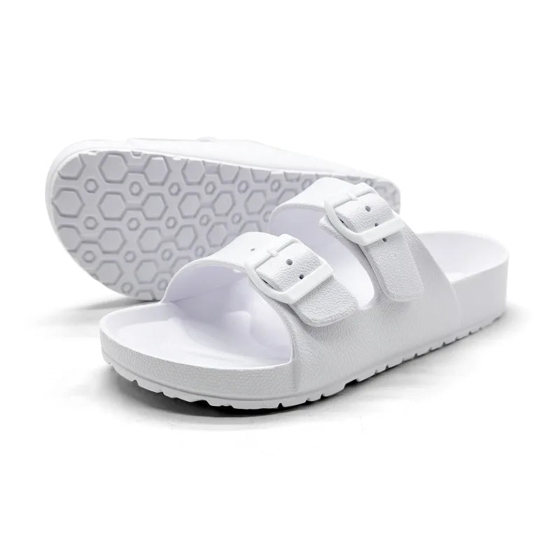 Brand Women Men Slippers Soft Sandals 2025 Summer Women Beach Casual Shoes EVA Slides Original Men Flip-flop Men's Sandal