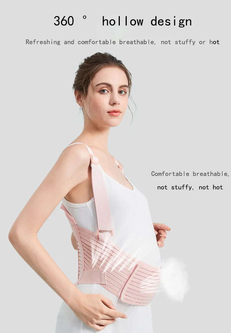 Belly Support Belt for Pregnant Women, Professional Pregnancy Belt for Mid to Late Pregnancy